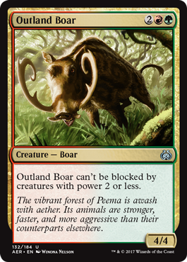 Outland Boar (Aether Revolt) Light Play