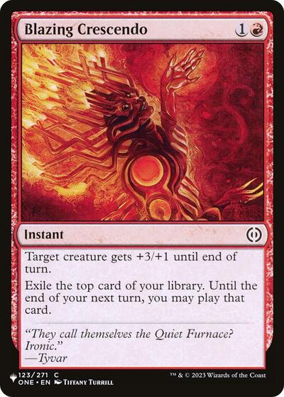 Blazing Crescendo (The List) Light Play