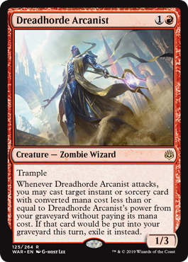 Dreadhorde Arcanist (War of the Spark) Light Play