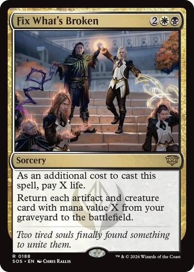 Fix What's Broken (Secrets of Strixhaven) Light Play