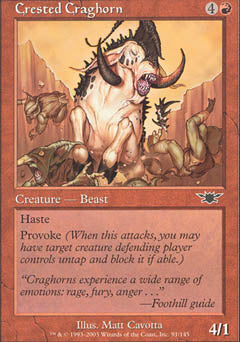 Crested Craghorn (Legions) Light Play