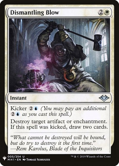 Dismantling Blow (Mystery Booster) Light Play