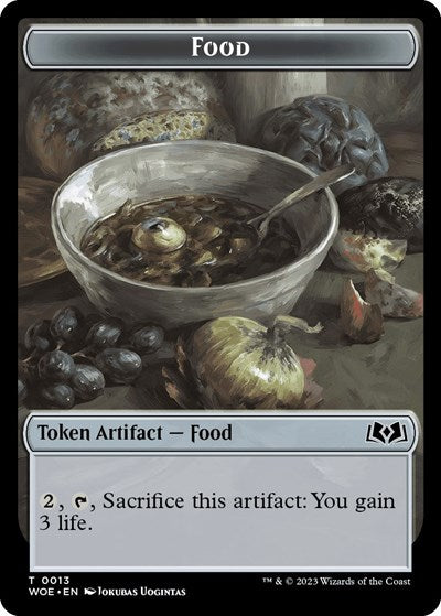 Food (0013) Token (Wilds of Eldraine) Light Play