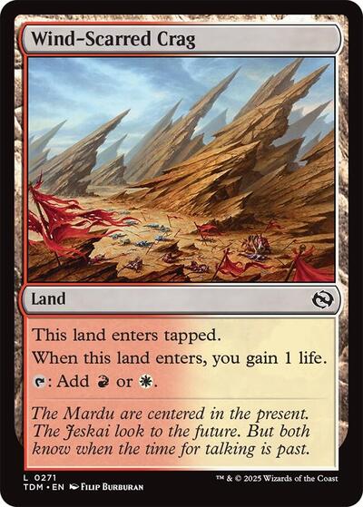 Wind-Scarred Crag (Tarkir: Dragonstorm) Light Play