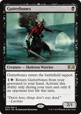 Gutterbones (Ravnica Allegiance) Light Play