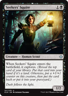 Seekers' Squire (Ixalan) Light Play