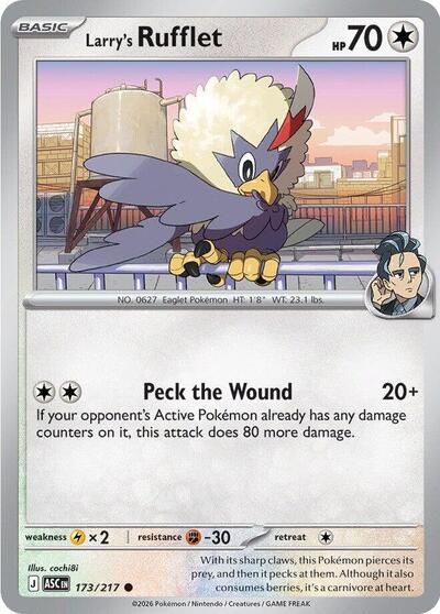 Larry's Rufflet (ME: Ascended Heroes) Light Play