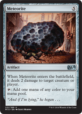 Meteorite (Magic 2015 Core Set) Light Play