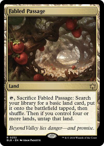 Fabled Passage (Bloomburrow) Near Mint Foil