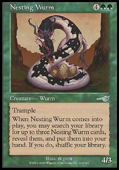 Nesting Wurm (Nemesis) Light Play