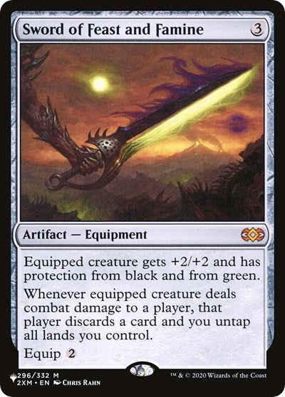 Sword of Feast and Famine (The List) Near Mint