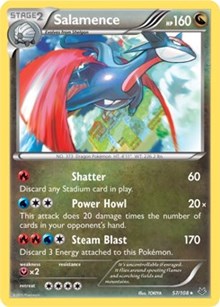 Salamence - 57 (Deck Exclusives) Damaged / Poor