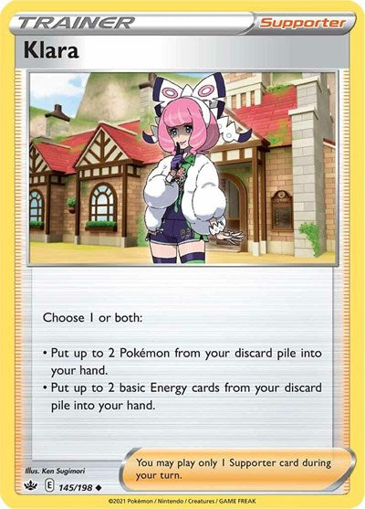 Klara (SWSH06: Chilling Reign) Damaged / Poor