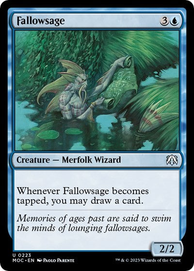 Fallowsage (Commander: March of the Machine) Light Play