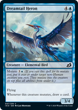 Dreamtail Heron (Ikoria: Lair of Behemoths) Light Play Foil