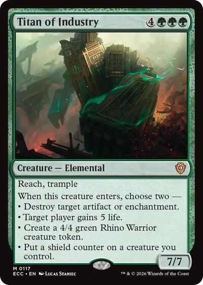 Titan of Industry (Commander: Lorwyn Eclipsed) Light Play