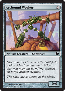 Arcbound Worker (Modern Masters) Light Play Foil