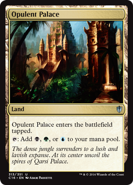 Opulent Palace (Commander 2016 Edition) Light Play