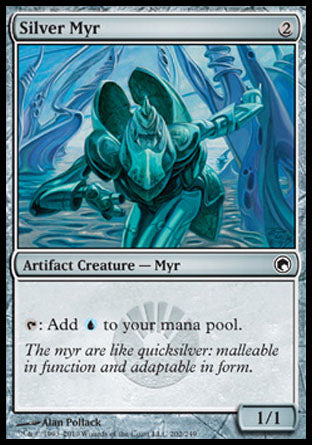 Silver Myr (Scars of Mirrodin) Light Play