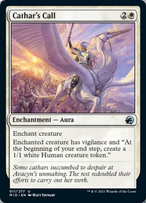 Cathar's Call (Innistrad: Midnight Hunt) Light Play