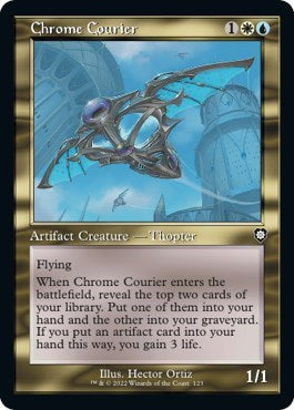 Chrome Courier (Commander: The Brothers' War) Light Play