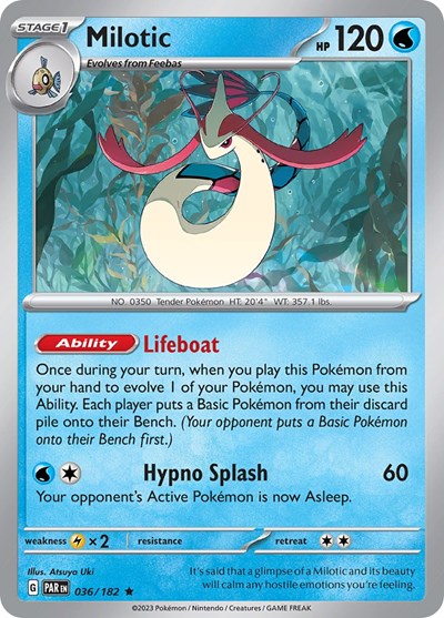 Milotic (Scarlet and Violet: Paradox Rift) Light Play Holofoil