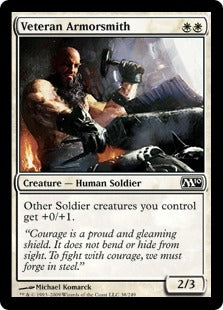 Veteran Armorsmith (Magic 2010 Core Set) Light Play