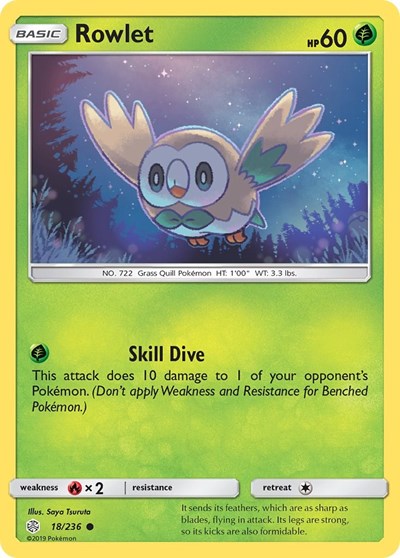 Rowlet - 18 (SM - Cosmic Eclipse) Light Play