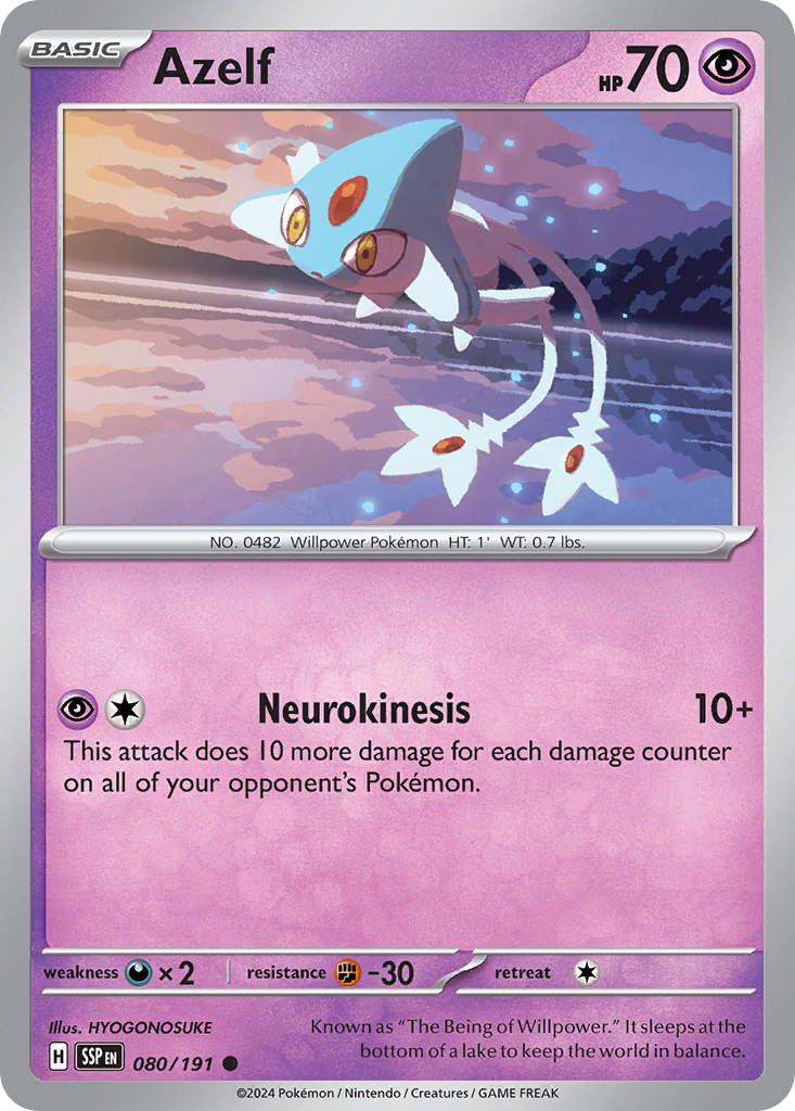 Azelf (SV08: Surging Sparks) Light Play