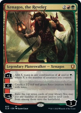 Xenagos, the Reveler (Commander Legends: Battle for Baldur's Gate) Light Play