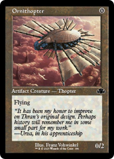 Ornithopter (Retro Frame) (Dominaria Remastered) Light Play