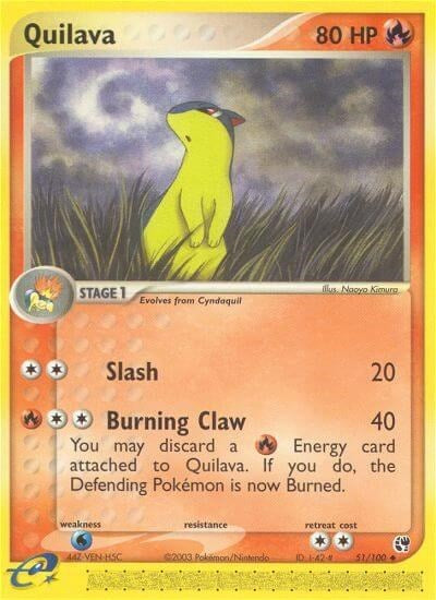 Quilava (Sandstorm) Damaged / Poor