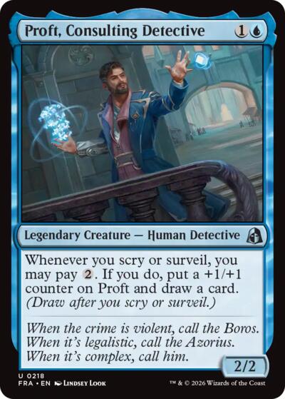 Proft, Consulting Detective (Reality Fracture) Light Play