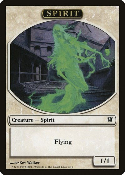 Spirit Token (Innistrad) Light Play