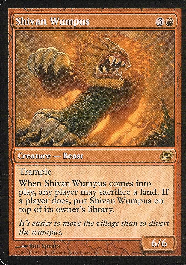 Shivan Wumpus (Planar Chaos) Heavy Play
