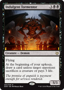 Indulgent Tormentor (Duel Decks: Nissa vs Ob Nixilis) Damaged / Poor