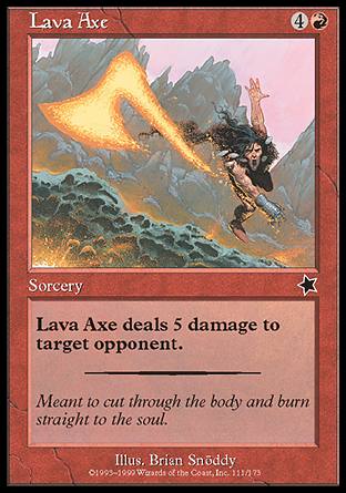 Lava Axe (Starter 1999) Damaged / Poor