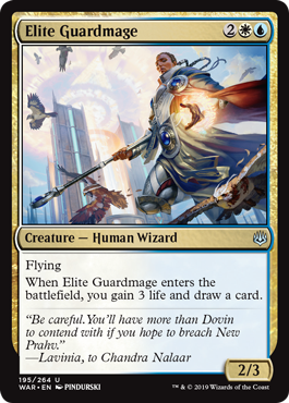 Elite Guardmage (War of the Spark) Light Play