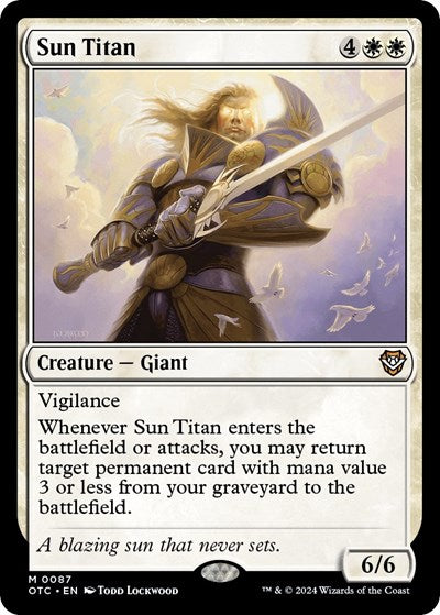 Sun Titan (Commander: Outlaws of Thunder Junction) Light Play