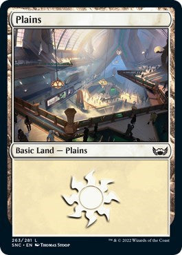 Plains (263) (Streets of New Capenna) Light Play