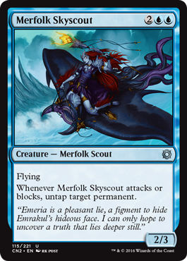 Merfolk Skyscout (Conspiracy: Take the Crown) Medium Play