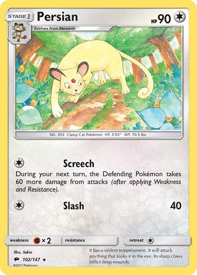 Persian (SM - Burning Shadows) Medium Play