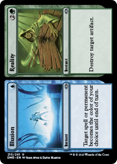 Illusion / Reality (Dominaria Remastered) Light Play