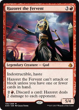Hazoret the Fervent (Amonkhet) Light Play