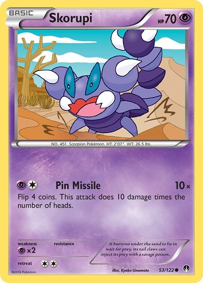 Skorupi (XY - BREAKpoint) Medium Play