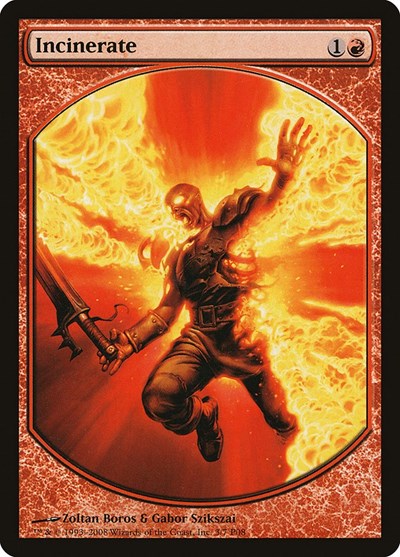 Incinerate (Promos: Magic Player Rewards) Light Play