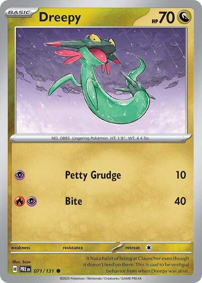 Dreepy (SV: Prismatic Evolutions) Light Play Reverse Holofoil