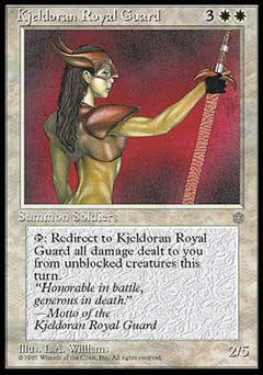 Kjeldoran Royal Guard (Ice Age) Damaged / Poor