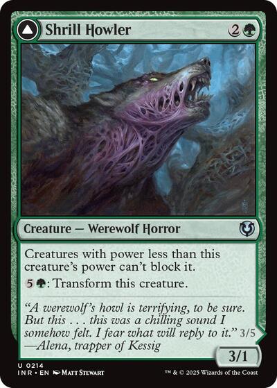 Shrill Howler (Innistrad Remastered) Light Play