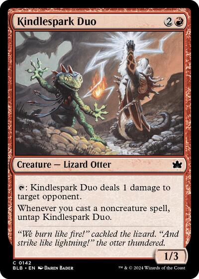 Kindlespark Duo (Bloomburrow) Light Play Foil